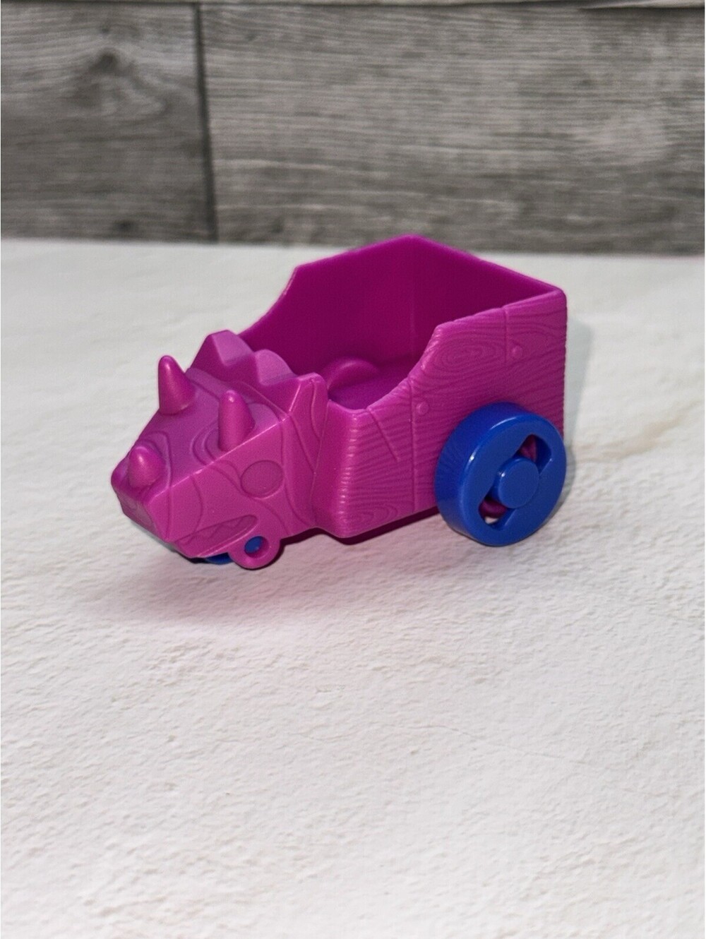 Dino Ranch Playset Pink/Purple Dinosaur Wagon Cart Replacement Blue Wheels